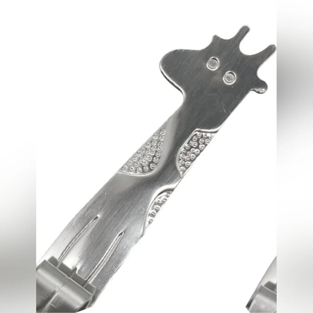 Mom & Son Giraffe Spoons - Silver